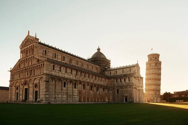 Torre Inclinada Catedral Pisa Italia Como Hito Mundialmente Conocido — Foto de Stock