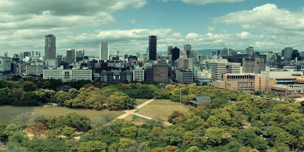 Osaka Urban City Park Rooftop View Japan — Stock Photo, Image