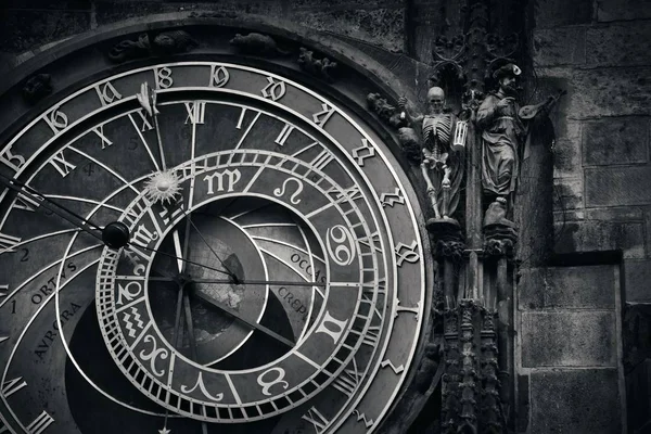Prag Çek Cumhuriyeti Nin Eski Şehir Meydanı Nda Astronomik Saat — Stok fotoğraf