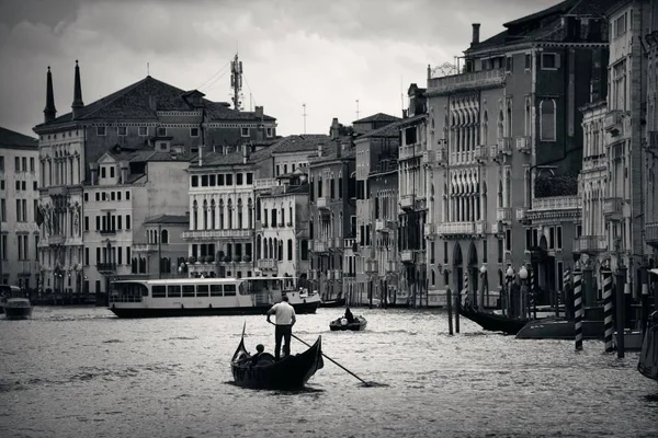 Gondole Dans Canal Venise Italie — Photo