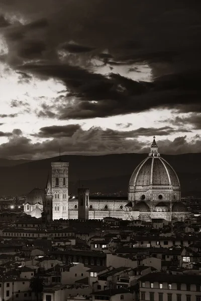 Catedral Florencia Con Horizonte Ciudad Vista Desde Piazzale Michelangelo Por — Foto de Stock