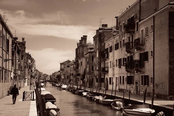 Βενετσιάνικη Άποψη Ιστορικά Κτίρια Ιταλία — Φωτογραφία Αρχείου