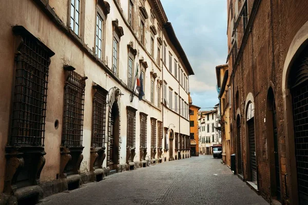 Lucca Widok Ulicę Włoszech — Zdjęcie stockowe