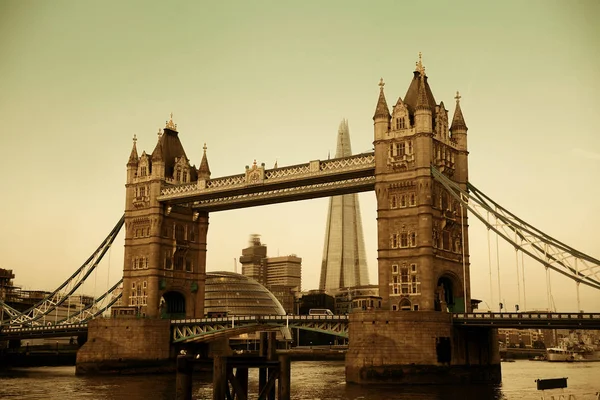 Tower Bridge Thames River Londýně — Stock fotografie