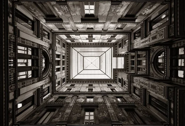 Prachtig Plafond Met Decoraties Rome Italië — Stockfoto