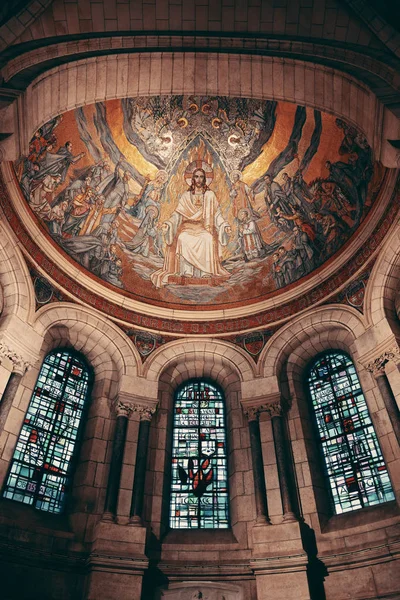 Sacre Coeur Catedral París Francia — Foto de Stock