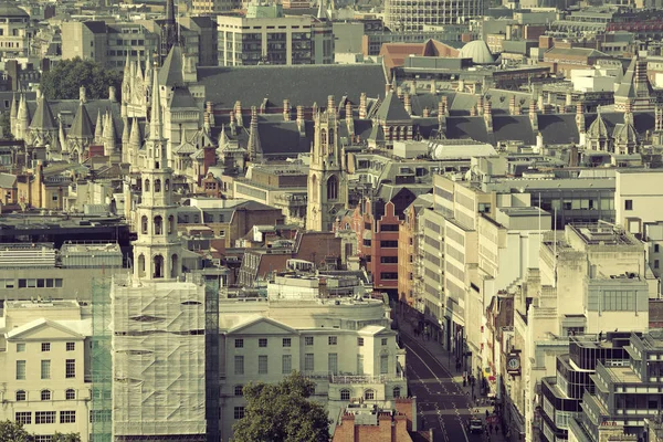 Panorama Panoramico Londra Con Architetture Urbane — Foto Stock