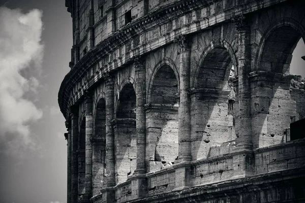 Colosseum Közelkép Világ Ismert Mérföldkő Szimbólum Róma Olaszország — Stock Fotó