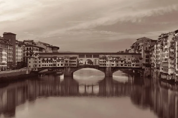 Ponte Vecchio Sur Rivière Arno Florence Italie — Photo