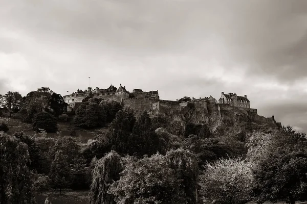 Edinburgh Şatosu Ünlü Şehir Simgesi Birleşik Krallık — Stok fotoğraf