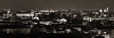 Roma manzarası gece görünümü