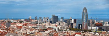 Barcelona skyline clipart