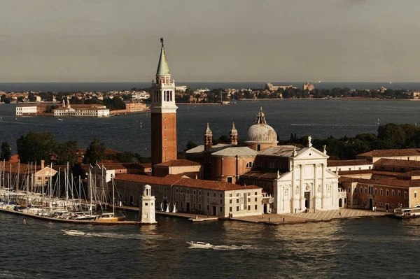 San Giorgio Maggiore Île Vue Aérienne Venise Italie — Photo