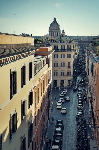 Rom Takterrass Med Antik Arkitektur Italien — Stockfoto