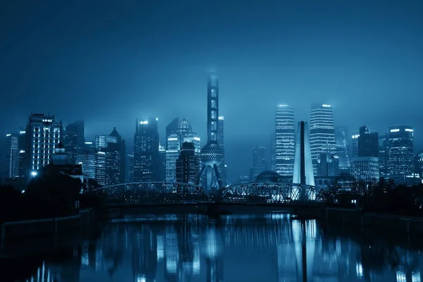 Shanghai city night — Stock Photo, Image