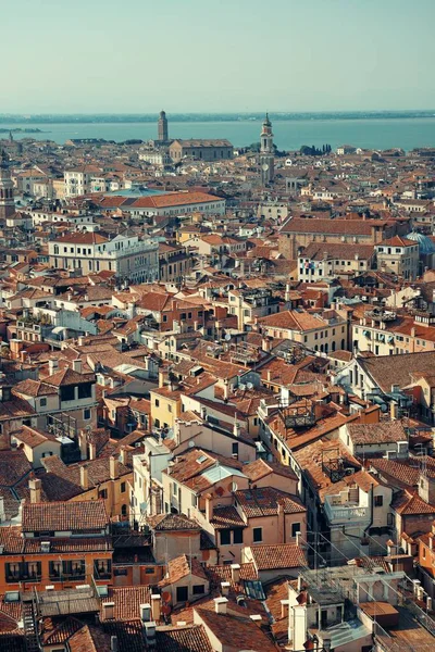 Vista Del Horizonte Venecia Desde Arriba Torre Del Reloj Plaza —  Fotos de Stock