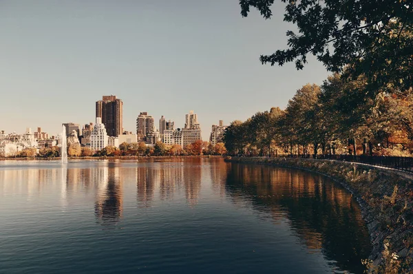 Central park herfst — Stockfoto