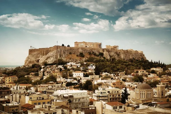 Atenas skyline azotea — Foto de Stock