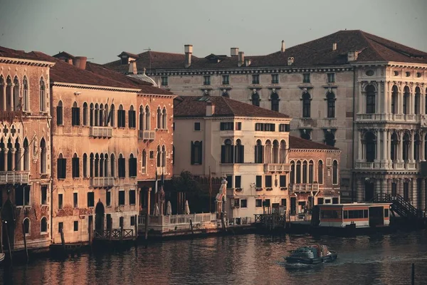 Venise grand canal coucher de soleil — Photo