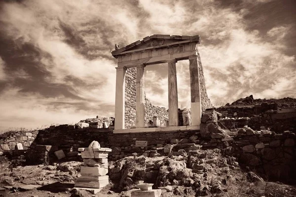 Templo en delos — Foto de Stock