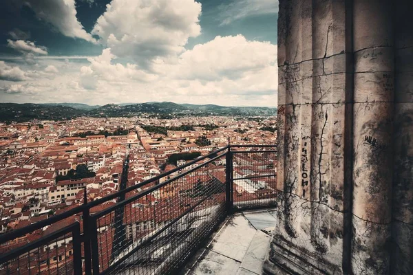 Duomo Santa Maria Del Fiore Florença Itália Visto Topo Cúpula — Fotografia de Stock