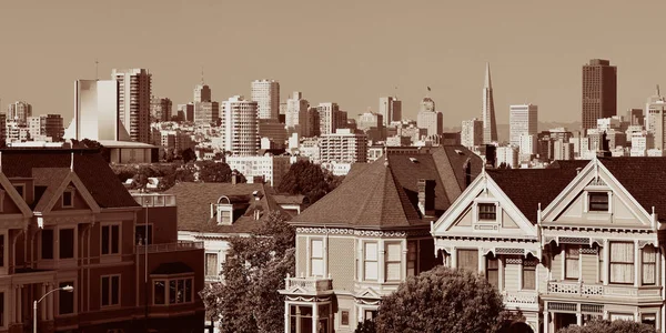 Сан-Франциско Скайлайн — стоковое фото
