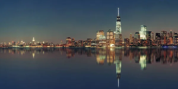 New York City nacht — Stockfoto