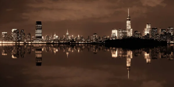 New York'ta gece — Stok fotoğraf