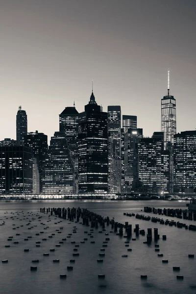 Atardecer en el centro de Nueva York — Foto de Stock