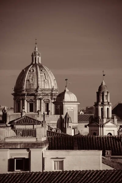 Tak Utsikt Över Rom Historiska Arkitektur Och Stadssiluett Italien — Stockfoto