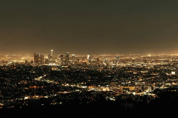 Los Angeles på natten — Stockfoto