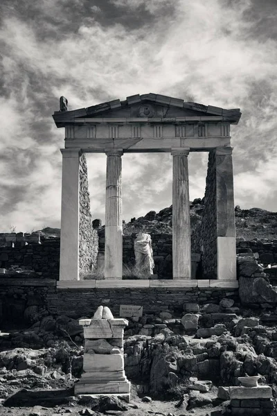 Tempel in delos — Stockfoto