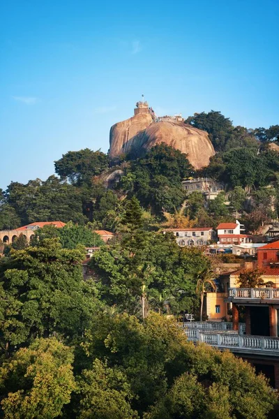 Zonlicht Rock Gulangyu Island Xiamen Fujian China — Stockfoto