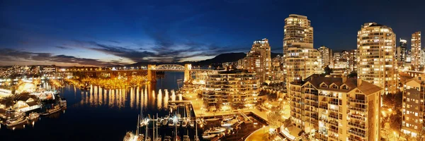 Vista sul porto di Vancouver — Foto Stock