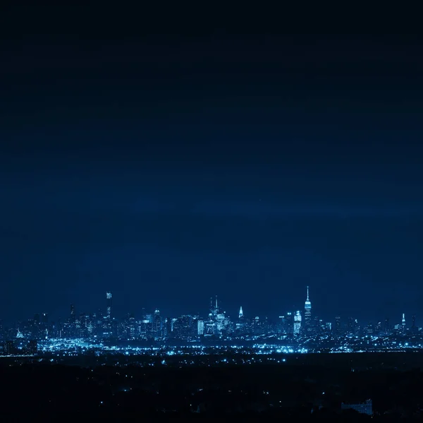 New York City şehir merkezi ufuk çizgisi — Stok fotoğraf