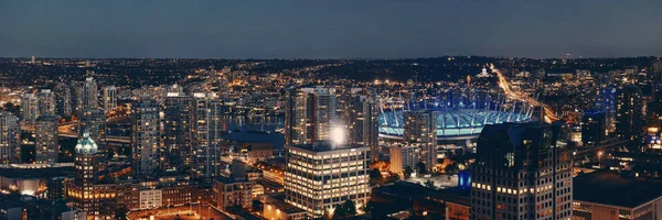 Vancouver vista de la azotea — Foto de Stock