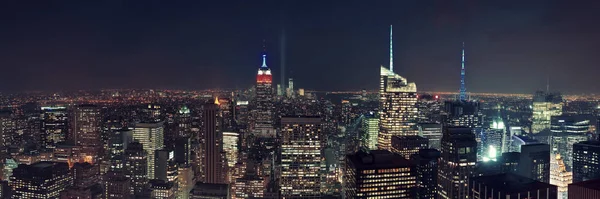 Ночь в Нью-Йорке — стоковое фото