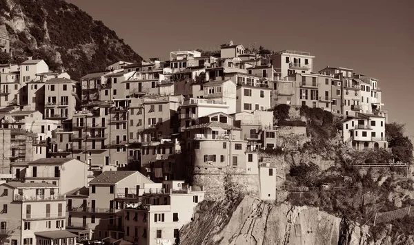 Cinque Terre 'deki Manarola binaları — Stok fotoğraf