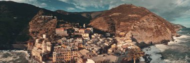 Cinque Terre 'de Vernazza Panoraması