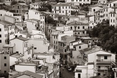 Riomaggiore street valley view Cinque Terre 
