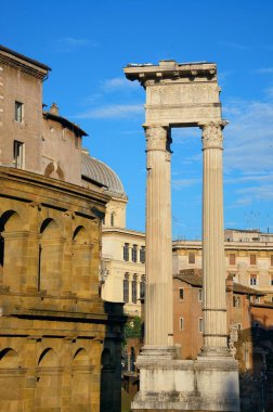 Marcello's tiyatro tarihi kalıntıları Roma, İtalya