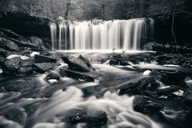 Siyah beyaz şelaleler
