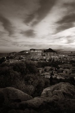 Atina manzarası gündoğumu