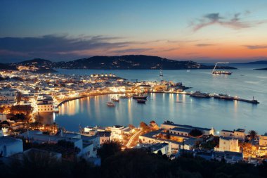 Mykonos bay günbatımı