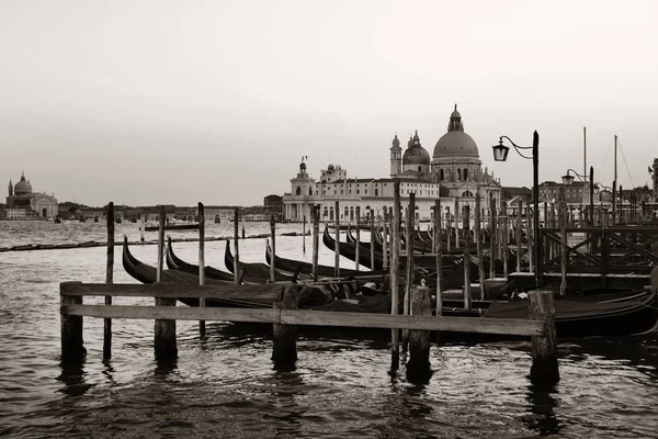 Góndola Santa Maria Della Salute Venecia Italia — Foto de Stock