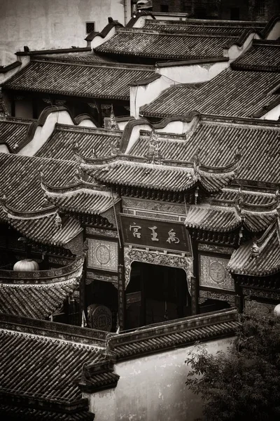 Oude Gebouw Dak Chongqing Huguang Assemblagehal Oude Gebouwen — Stockfoto