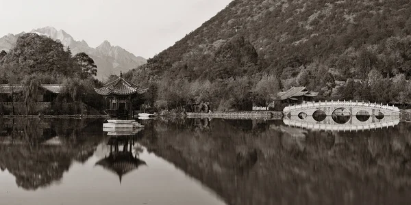 Lijiang Kara Ejder Havuzu Yunnan Çin — Stok fotoğraf