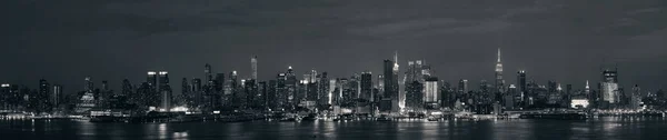 Manhattan Midtown Skyline la nuit — Photo