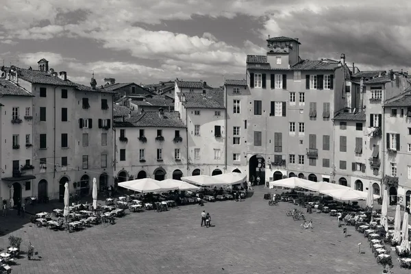 Piazza Dell Anfiteatro Lucca Italy — Stock Photo, Image