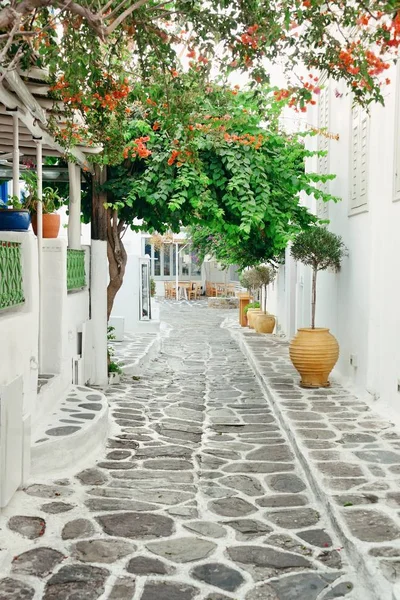 Rua Mykonos — Fotografia de Stock